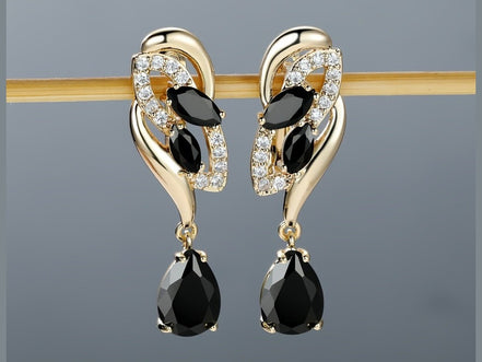 ANGOL Romantic Flower Dangle Earrings for Women - Golden - Tone Floral Design with Red & Clear Synthetic Gemstones, Elegant Party & Everyday Jewelry Gifts - Simply Just Deals LLCANGOL Romantic Flower Dangle Earrings for Women - Golden - Tone Floral Design with Red & Clear Synthetic Gemstones, Elegant Party & Everyday Jewelry Gifts19308RedANGOL Romantic Flower Dangle Earrings for Women - Golden - Tone Floral Design with Red & Clear Synthetic Gemstones, Elegant Party & Everyday Jewelry Gifts