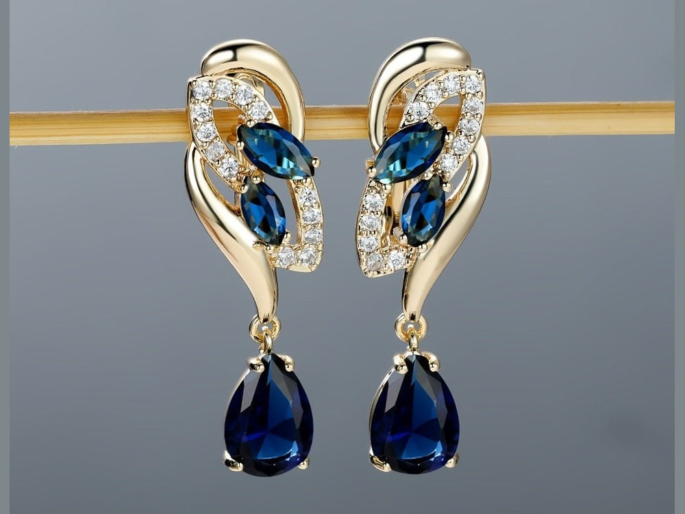 ANGOL Romantic Flower Dangle Earrings for Women - Golden - Tone Floral Design with Red & Clear Synthetic Gemstones, Elegant Party & Everyday Jewelry Gifts - Simply Just Deals LLCANGOL Romantic Flower Dangle Earrings for Women - Golden - Tone Floral Design with Red & Clear Synthetic Gemstones, Elegant Party & Everyday Jewelry Gifts19308RedANGOL Romantic Flower Dangle Earrings for Women - Golden - Tone Floral Design with Red & Clear Synthetic Gemstones, Elegant Party & Everyday Jewelry Gifts