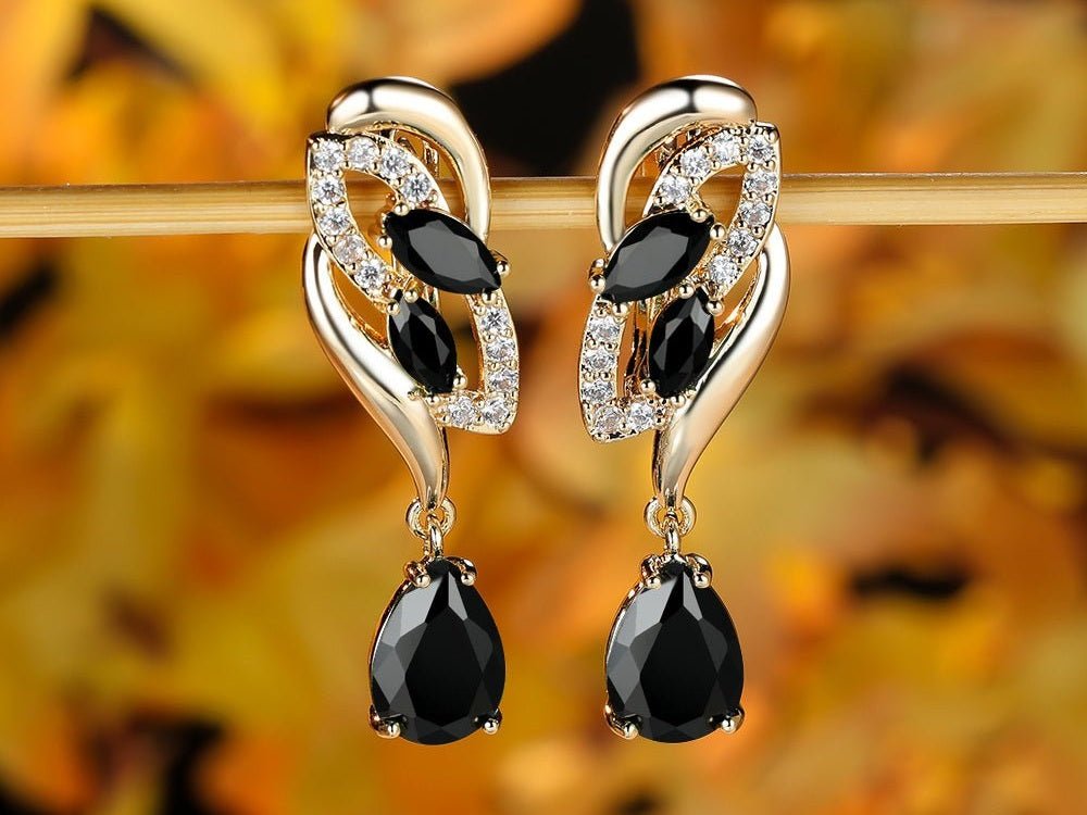 ANGOL Romantic Flower Dangle Earrings for Women - Golden - Tone Floral Design with Red & Clear Synthetic Gemstones, Elegant Party & Everyday Jewelry Gifts - Simply Just Deals LLCANGOL Romantic Flower Dangle Earrings for Women - Golden - Tone Floral Design with Red & Clear Synthetic Gemstones, Elegant Party & Everyday Jewelry Gifts20231BlackANGOL Romantic Flower Dangle Earrings for Women - Golden - Tone Floral Design with Red & Clear Synthetic Gemstones, Elegant Party & Everyday Jewelry Gifts