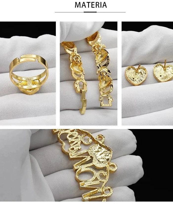 ANIID XOXO Heart Women Jewelry Necklace Set 18K Gold Color Bridal LOVE Rhinestone Wedding Necklace Earrings Set Party Gift - Simply Just Deals LLCANIID XOXO Heart Women Jewelry Necklace Set 18K Gold Color Bridal LOVE Rhinestone Wedding Necklace Earrings Set Party Gift200001033:361187X - 13X - 13ANIID XOXO Heart Women Jewelry Necklace Set 18K Gold Color Bridal LOVE Rhinestone Wedding Necklace Earrings Set Party Gift
