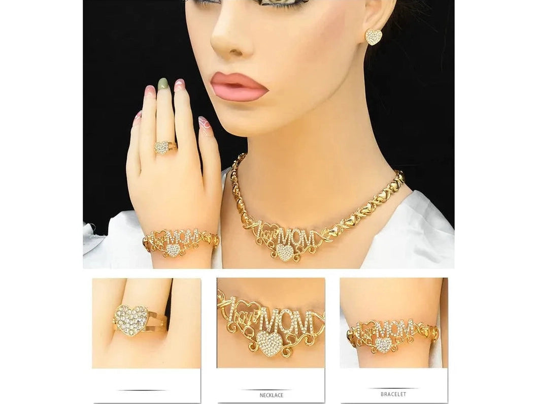 ANIID XOXO Heart Women Jewelry Necklace Set 18K Gold Color Bridal LOVE Rhinestone Wedding Necklace Earrings Set Party Gift - Simply Just Deals LLCANIID XOXO Heart Women Jewelry Necklace Set 18K Gold Color Bridal LOVE Rhinestone Wedding Necklace Earrings Set Party Gift200001033:361187X - 13X - 13ANIID XOXO Heart Women Jewelry Necklace Set 18K Gold Color Bridal LOVE Rhinestone Wedding Necklace Earrings Set Party Gift