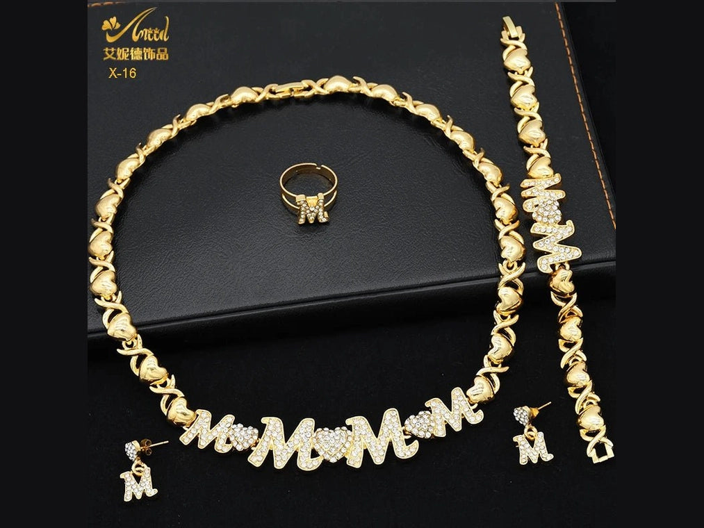 ANIID XOXO Heart Women Jewelry Necklace Set 18K Gold Color Bridal LOVE Rhinestone Wedding Necklace Earrings Set Party Gift - Simply Just Deals LLCANIID XOXO Heart Women Jewelry Necklace Set 18K Gold Color Bridal LOVE Rhinestone Wedding Necklace Earrings Set Party Gift200001033:361187X - 13X - 13ANIID XOXO Heart Women Jewelry Necklace Set 18K Gold Color Bridal LOVE Rhinestone Wedding Necklace Earrings Set Party Gift