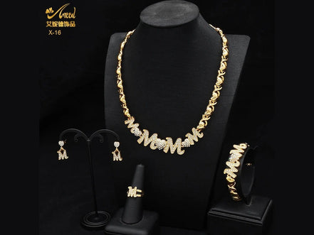 ANIID XOXO Heart Women Jewelry Necklace Set 18K Gold Color Bridal LOVE Rhinestone Wedding Necklace Earrings Set Party Gift - Simply Just Deals LLCANIID XOXO Heart Women Jewelry Necklace Set 18K Gold Color Bridal LOVE Rhinestone Wedding Necklace Earrings Set Party Gift200001033:361187X - 13X - 13ANIID XOXO Heart Women Jewelry Necklace Set 18K Gold Color Bridal LOVE Rhinestone Wedding Necklace Earrings Set Party Gift