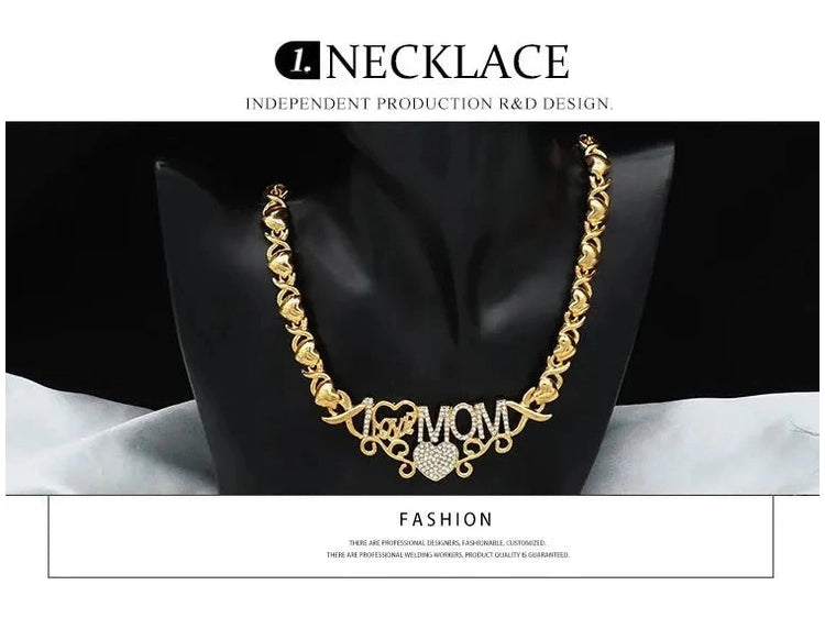 ANIID XOXO Heart Women Jewelry Necklace Set 18K Gold Color Bridal LOVE Rhinestone Wedding Necklace Earrings Set Party Gift - Simply Just Deals LLCANIID XOXO Heart Women Jewelry Necklace Set 18K Gold Color Bridal LOVE Rhinestone Wedding Necklace Earrings Set Party Gift200001033:361187X - 13X - 13ANIID XOXO Heart Women Jewelry Necklace Set 18K Gold Color Bridal LOVE Rhinestone Wedding Necklace Earrings Set Party Gift