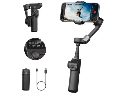 AOCHUAN Smart X2 Handheld Gimbal 3 Axis Stabilizer Built - in 20cm Extension Rod LED Display Phone Holder For iPhone Smartphone - Simply Just Deals LLCAOCHUAN Smart X2 Handheld Gimbal 3 Axis Stabilizer Built - in 20cm Extension Rod LED Display Phone Holder For iPhone Smartphone14:193BlackBlackAOCHUAN Smart X2 Handheld Gimbal 3 Axis Stabilizer Built - in 20cm Extension Rod LED Display Phone Holder For iPhone Smartphone