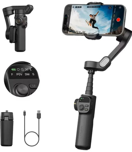 AOCHUAN Smart X2 Handheld Gimbal 3 Axis Stabilizer Built - in 20cm Extension Rod LED Display Phone Holder For iPhone Smartphone - Simply Just Deals LLCAOCHUAN Smart X2 Handheld Gimbal 3 Axis Stabilizer Built - in 20cm Extension Rod LED Display Phone Holder For iPhone Smartphone14:193BlackBlackAOCHUAN Smart X2 Handheld Gimbal 3 Axis Stabilizer Built - in 20cm Extension Rod LED Display Phone Holder For iPhone Smartphone