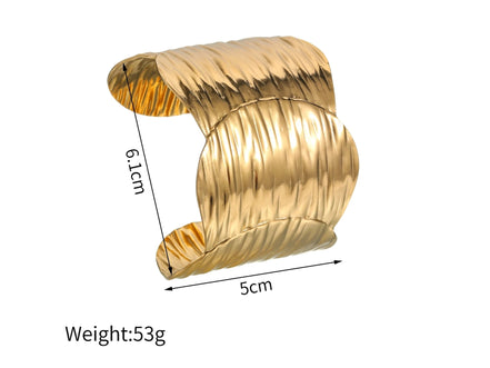 Atoztide New Fashion Stainless Steel Punk Bracelet for Men Women Adjustable Wide Bangle Trendy Birthday Christmas Jewelry Gift - Simply Just Deals LLCAtoztide New Fashion Stainless Steel Punk Bracelet for Men Women Adjustable Wide Bangle Trendy Birthday Christmas Jewelry Gift200001034:200003761B1084B1084Atoztide New Fashion Stainless Steel Punk Bracelet for Men Women Adjustable Wide Bangle Trendy Birthday Christmas Jewelry Gift