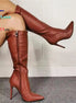 Autumn Winter Leather Knee - High Boots Women Side Zipper 11CM Fashion Pointed Long Boots Ladies Thin High Heels Club Party Shoes - Simply Just Deals LLCAutumn Winter Leather Knee - High Boots Women Side Zipper 11CM Fashion Pointed Long Boots Ladies Thin High Heels Club Party Shoes14:193As Picture Shown;200000124:200000337;200007763:201336100As Picture Shown42CHINAAutumn Winter Leather Knee - High Boots Women Side Zipper 11CM Fashion Pointed Long Boots Ladies Thin High Heels Club Party Shoes