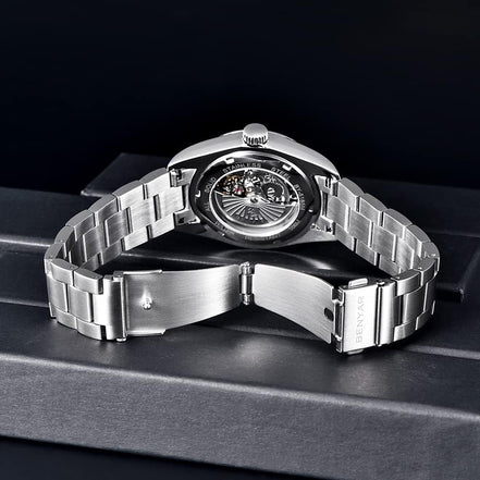 BENYAR Men'S Watch Waterproof Sports Mechanical Watch Stainless Steel Strap Men'S Mechanical Wrist Watch (Steel Red)… - Simply Just Deals LLCBENYAR Men'S Watch Waterproof Sports Mechanical Watch Stainless Steel Strap Men'S Mechanical Wrist Watch (Steel Red)…b4a9b19c-6488-47e4-873d-aebb69f060efBENYAR Men'S Watch Waterproof Sports Mechanical Watch Stainless Steel Strap Men'S Mechanical Wrist Watch (Steel Red)…