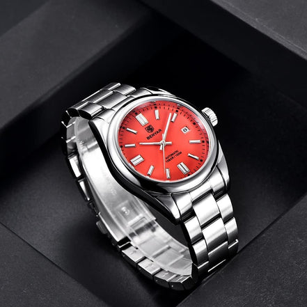 BENYAR Men'S Watch Waterproof Sports Mechanical Watch Stainless Steel Strap Men'S Mechanical Wrist Watch (Steel Red)… - Simply Just Deals LLCBENYAR Men'S Watch Waterproof Sports Mechanical Watch Stainless Steel Strap Men'S Mechanical Wrist Watch (Steel Red)…b4a9b19c-6488-47e4-873d-aebb69f060efBENYAR Men'S Watch Waterproof Sports Mechanical Watch Stainless Steel Strap Men'S Mechanical Wrist Watch (Steel Red)…