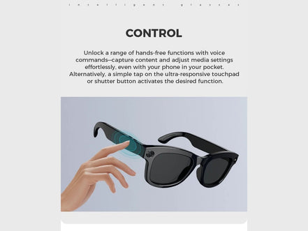 Bluetooth AI shooting glasses Bluetooth call voice assistant real - time translation 5 - megapixel shooting stabilization - Simply Just Deals LLCBluetooth AI shooting glasses Bluetooth call voice assistant real - time translation 5 - megapixel shooting stabilization0363601BE4EA431BB68B1BCF5BB2DCEFBlackBluetooth AI shooting glasses Bluetooth call voice assistant real - time translation 5 - megapixel shooting stabilization
