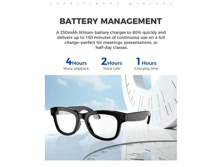 Bluetooth AI shooting glasses Bluetooth call voice assistant real - time translation 5 - megapixel shooting stabilization - Simply Just Deals LLCBluetooth AI shooting glasses Bluetooth call voice assistant real - time translation 5 - megapixel shooting stabilization0363601BE4EA431BB68B1BCF5BB2DCEFBlackBluetooth AI shooting glasses Bluetooth call voice assistant real - time translation 5 - megapixel shooting stabilization