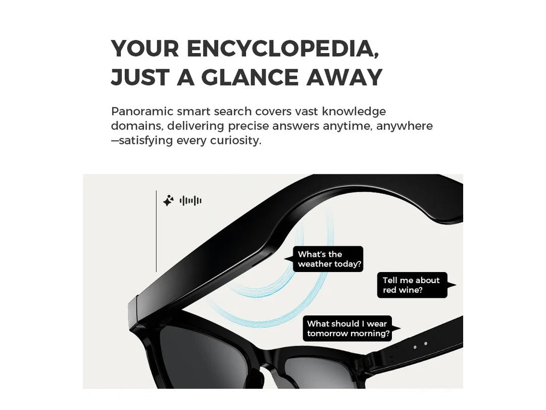 Bluetooth AI shooting glasses Bluetooth call voice assistant real - time translation 5 - megapixel shooting stabilization - Simply Just Deals LLCBluetooth AI shooting glasses Bluetooth call voice assistant real - time translation 5 - megapixel shooting stabilization0363601BE4EA431BB68B1BCF5BB2DCEFBlackBluetooth AI shooting glasses Bluetooth call voice assistant real - time translation 5 - megapixel shooting stabilization