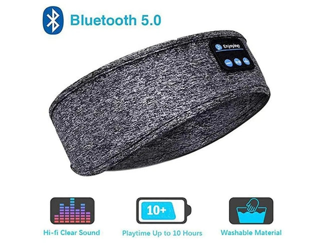 Bluetooth Sleep Headband – Wireless Headphones, Built - In Speakers, Comfortable Fabric, 10 - Hour Battery Life - Simply Just Deals LLCBluetooth Sleep Headband – Wireless Headphones, Built - In Speakers, Comfortable Fabric, 10 - Hour Battery Life42275255451717GrayADADAD