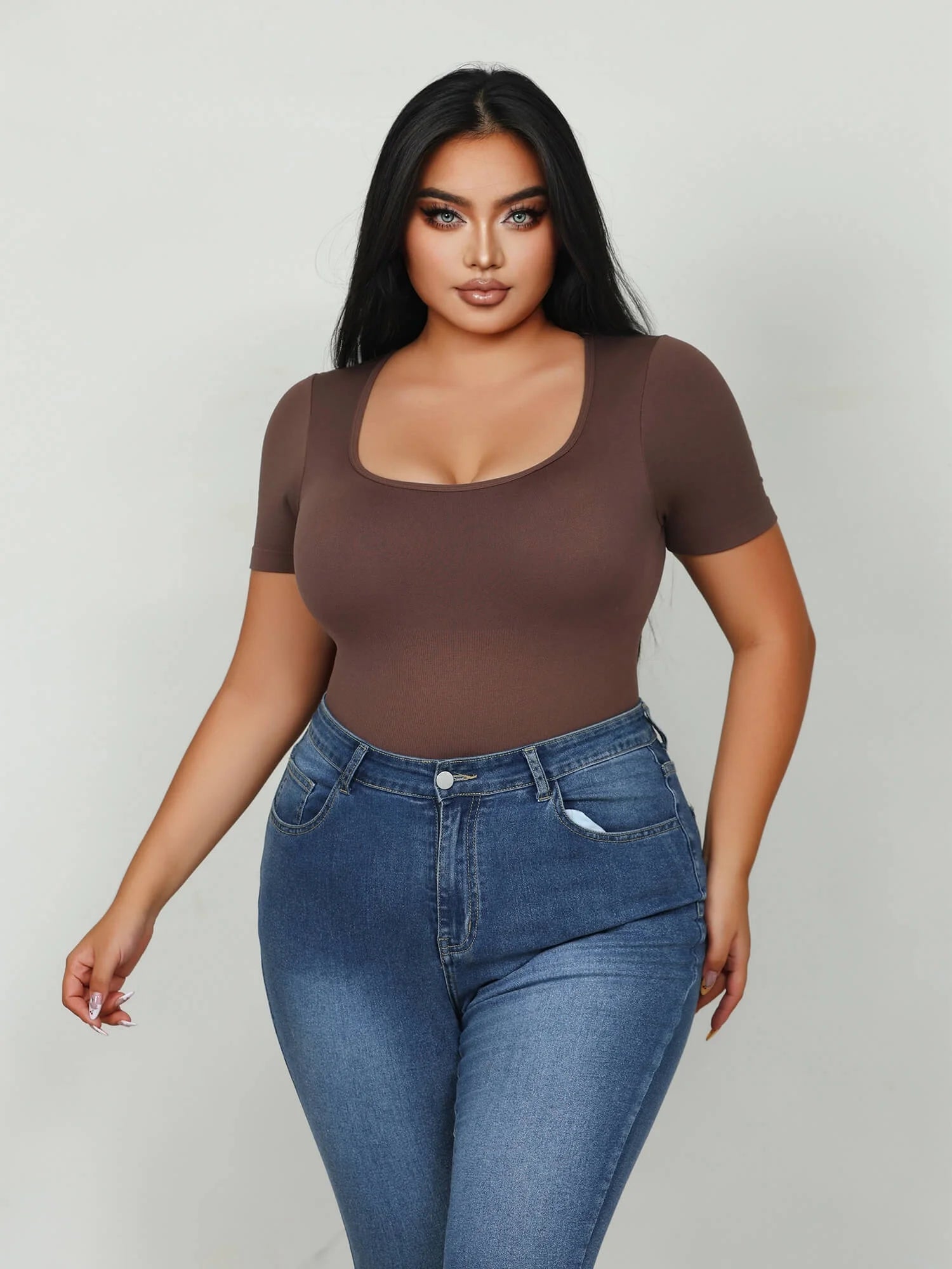 Bodysuits for Women - Body Shaper Tummy Control Bodysuit, Shapewear Bodysuits for Women,Square Neck plus Size - Simply Just Deals LLCBodysuits for Women - Body Shaper Tummy Control Bodysuit, Shapewear Bodysuits for Women,Square Neck plus Size5b0a56d2-92b9-4250-9e79-f4a0fb85770a1 - Brown3XBodysuits for Women - Body Shaper Tummy Control Bodysuit, Shapewear Bodysuits for Women,Square Neck plus Size