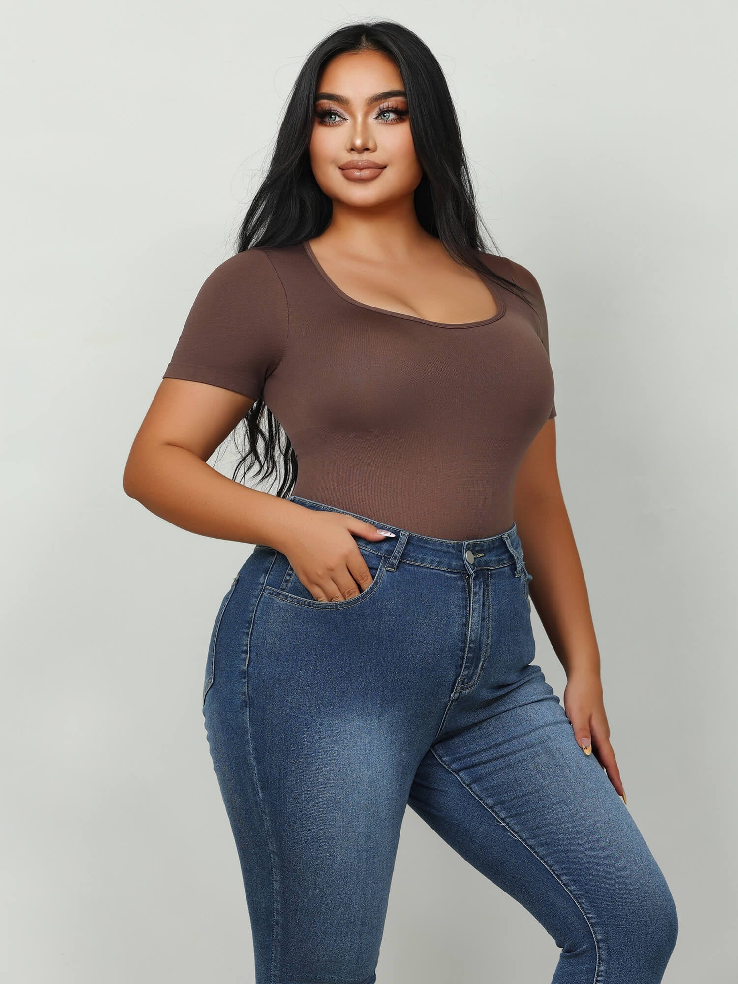 Bodysuits for Women - Body Shaper Tummy Control Bodysuit, Shapewear Bodysuits for Women,Square Neck plus Size - Simply Just Deals LLCBodysuits for Women - Body Shaper Tummy Control Bodysuit, Shapewear Bodysuits for Women,Square Neck plus Size5b0a56d2-92b9-4250-9e79-f4a0fb85770a1 - Brown3XBodysuits for Women - Body Shaper Tummy Control Bodysuit, Shapewear Bodysuits for Women,Square Neck plus Size
