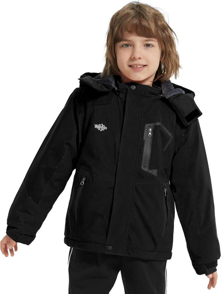 Boy'S Waterproof Ski Jacket Fleece Snowboarding Jackets Warm Thick Winter Coat Hooded Raincoats - Simply Just Deals LLCBoy'S Waterproof Ski Jacket Fleece Snowboarding Jackets Warm Thick Winter Coat Hooded Raincoats23de7bdd-e9fc-4def-af6b-56079c416789Black6 - 7Boy'S Waterproof Ski Jacket Fleece Snowboarding Jackets Warm Thick Winter Coat Hooded Raincoats