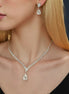 Bridal jewelry set, necklace, earrings, wedding ladies' evening dress accessories, fashionable two - piece set - Simply Just Deals LLCBridal jewelry set, necklace, earrings, wedding ladies' evening dress accessories, fashionable two - piece set200001033:361188SILVER PLATEDBridal jewelry set, necklace, earrings, wedding ladies' evening dress accessories, fashionable two - piece set