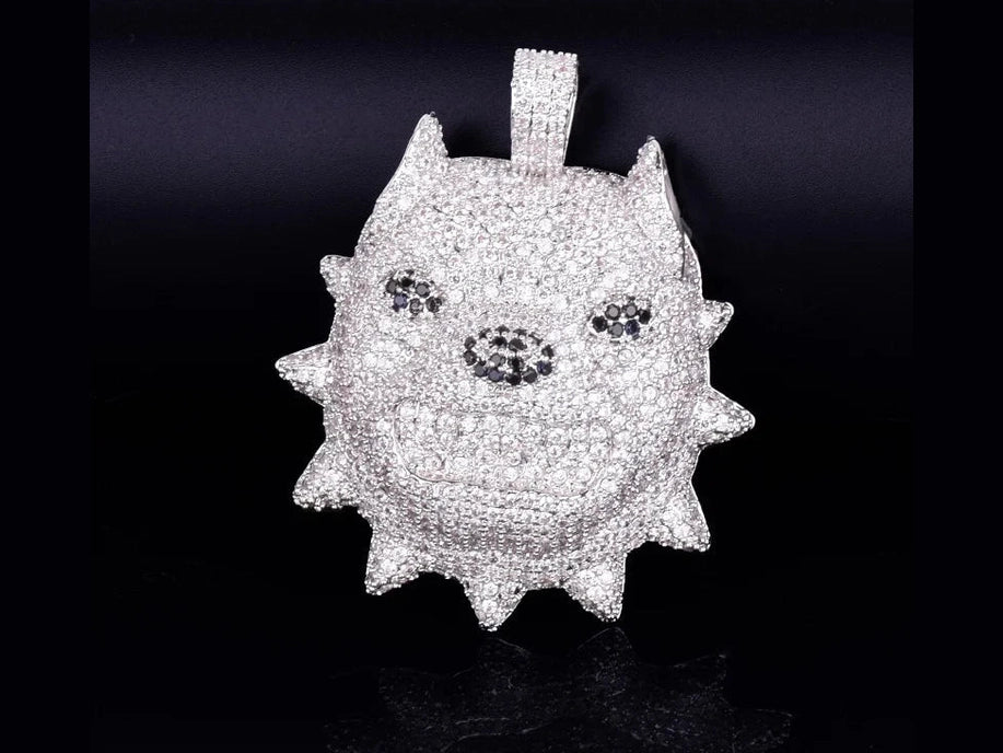 Bubble Letter Animal Dog Head Necklace & Pendant Gold Color Bling Cubic Zircon Men's Hip Hop Rock Street Jewelry - Simply Just Deals LLCBubble Letter Animal Dog Head Necklace & Pendant Gold Color Bling Cubic Zircon Men's Hip Hop Rock Street Jewelry200000639:20066102818inch;200000783:105mm tennis chain;200001034:361187silver color;200007763:201336106silver color18inch5mm tennis chain|United StatesBubble Letter Animal Dog Head Necklace & Pendant Gold Color Bling Cubic Zircon Men's Hip Hop Rock Str