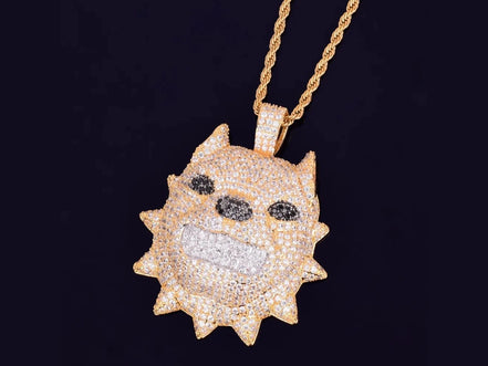 Bubble Letter Animal Dog Head Necklace & Pendant Gold Color Bling Cubic Zircon Men's Hip Hop Rock Street Jewelry - Simply Just Deals LLCBubble Letter Animal Dog Head Necklace & Pendant Gold Color Bling Cubic Zircon Men's Hip Hop Rock Street Jewelry200000639:20066102818inch;200000783:105mm tennis chain;200001034:361187silver color;200007763:201336106silver color18inch5mm tennis chain|United StatesBubble Letter Animal Dog Head Necklace & Pendant Gold Color Bling Cubic Zircon Men's Hip Hop Rock Str