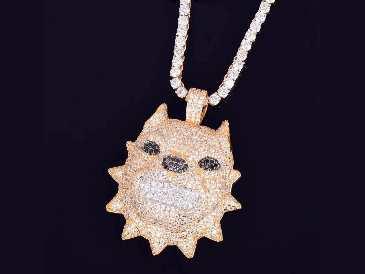 Bubble Letter Animal Dog Head Necklace & Pendant Gold Color Bling Cubic Zircon Men's Hip Hop Rock Street Jewelry - Simply Just Deals LLCBubble Letter Animal Dog Head Necklace & Pendant Gold Color Bling Cubic Zircon Men's Hip Hop Rock Street Jewelry200000639:20066102818inch;200000783:105mm tennis chain;200001034:361187silver color;200007763:201336106silver color18inch5mm tennis chain|United StatesBubble Letter Animal Dog Head Necklace & Pendant Gold Color Bling Cubic Zircon Men's Hip Hop Rock Str