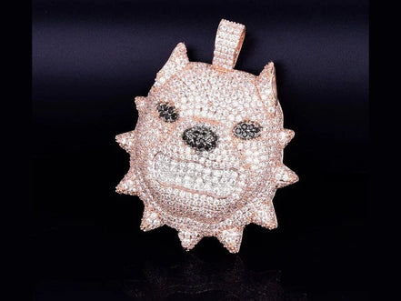 Bubble Letter Animal Dog Head Necklace & Pendant Gold Color Bling Cubic Zircon Men's Hip Hop Rock Street Jewelry - Simply Just Deals LLCBubble Letter Animal Dog Head Necklace & Pendant Gold Color Bling Cubic Zircon Men's Hip Hop Rock Street Jewelry200000639:20066102818inch;200000783:29Cuban chain;200001034:361181rose gold color;200007763:201336100rose gold color18inchCuban chain|CHINABubble Letter Animal Dog Head Necklace & Pendant Gold Color Bling Cubic Zircon Men's Hip Hop Rock Street Jewelry