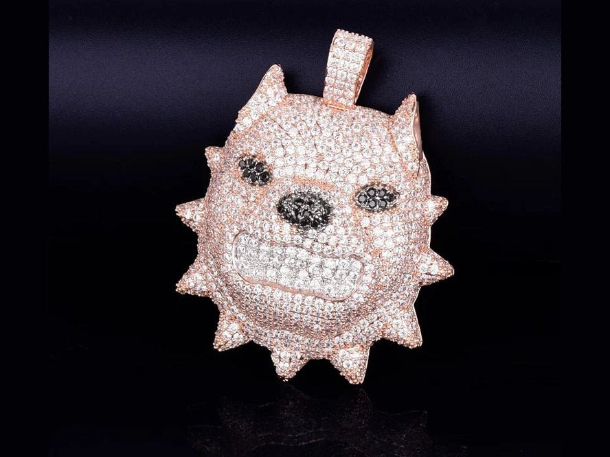 Bubble Letter Animal Dog Head Necklace & Pendant Gold Color Bling Cubic Zircon Men's Hip Hop Rock Street Jewelry - Simply Just Deals LLCBubble Letter Animal Dog Head Necklace & Pendant Gold Color Bling Cubic Zircon Men's Hip Hop Rock Street Jewelry200000639:20066102818inch;200000783:29Cuban chain;200001034:361181rose gold color;200007763:201336100rose gold color18inchCuban chain|CHINABubble Letter Animal Dog Head Necklace & Pendant Gold Color Bling Cubic Zircon Men's Hip Hop Rock Street Jewelry
