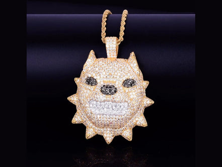 Bubble Letter Animal Dog Head Necklace & Pendant Gold Color Bling Cubic Zircon Men's Hip Hop Rock Street Jewelry - Simply Just Deals LLCBubble Letter Animal Dog Head Necklace & Pendant Gold Color Bling Cubic Zircon Men's Hip Hop Rock Street Jewelry200000639:20066102818inch;200000783:105mm tennis chain;200001034:361187silver color;200007763:201336106silver color18inch5mm tennis chain|United StatesBubble Letter Animal Dog Head Necklace & Pendant Gold Color Bling Cubic Zircon Men's Hip Hop Rock Str