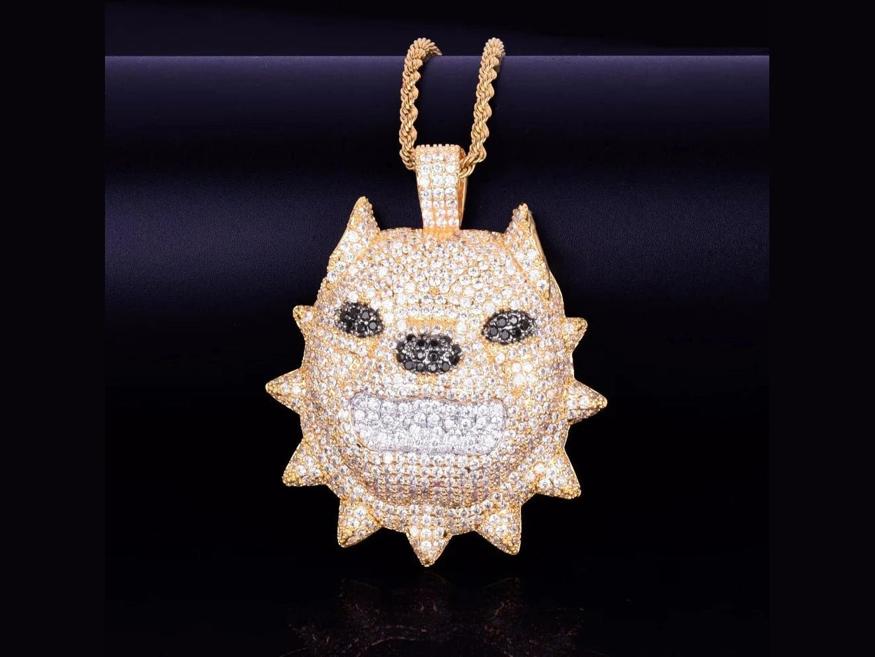Bubble Letter Animal Dog Head Necklace & Pendant Gold Color Bling Cubic Zircon Men's Hip Hop Rock Street Jewelry - Simply Just Deals LLCBubble Letter Animal Dog Head Necklace & Pendant Gold Color Bling Cubic Zircon Men's Hip Hop Rock Street Jewelry200000639:20066102818inch;200000783:105mm tennis chain;200001034:361187silver color;200007763:201336106silver color18inch5mm tennis chain|United StatesBubble Letter Animal Dog Head Necklace & Pendant Gold Color Bling Cubic Zircon Men's Hip Hop Rock Str