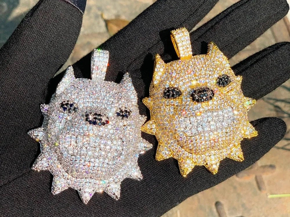 Bubble Letter Animal Dog Head Necklace & Pendant Gold Color Bling Cubic Zircon Men's Hip Hop Rock Street Jewelry - Simply Just Deals LLCBubble Letter Animal Dog Head Necklace & Pendant Gold Color Bling Cubic Zircon Men's Hip Hop Rock Street Jewelry200000639:20066102818inch;200000783:105mm tennis chain;200001034:361187silver color;200007763:201336106silver color18inch5mm tennis chain|United StatesBubble Letter Animal Dog Head Necklace & Pendant Gold Color Bling Cubic Zircon Men's Hip Hop Rock Str