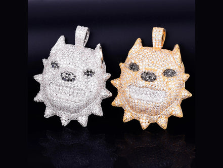 Bubble Letter Animal Dog Head Necklace & Pendant Gold Color Bling Cubic Zircon Men's Hip Hop Rock Street Jewelry - Simply Just Deals LLCBubble Letter Animal Dog Head Necklace & Pendant Gold Color Bling Cubic Zircon Men's Hip Hop Rock Street Jewelry200000639:20066102818inch;200000783:105mm tennis chain;200001034:361187silver color;200007763:201336106silver color18inch5mm tennis chain|United StatesBubble Letter Animal Dog Head Necklace & Pendant Gold Color Bling Cubic Zircon Men's Hip Hop Rock Str