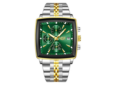 Business Personality Large Dial Square Watch Men - Simply Just Deals LLCBusiness Personality Large Dial Square Watch MenCJNS252836603CXGolden Shell Green StyleBusiness Personality Large Dial Square Watch Men