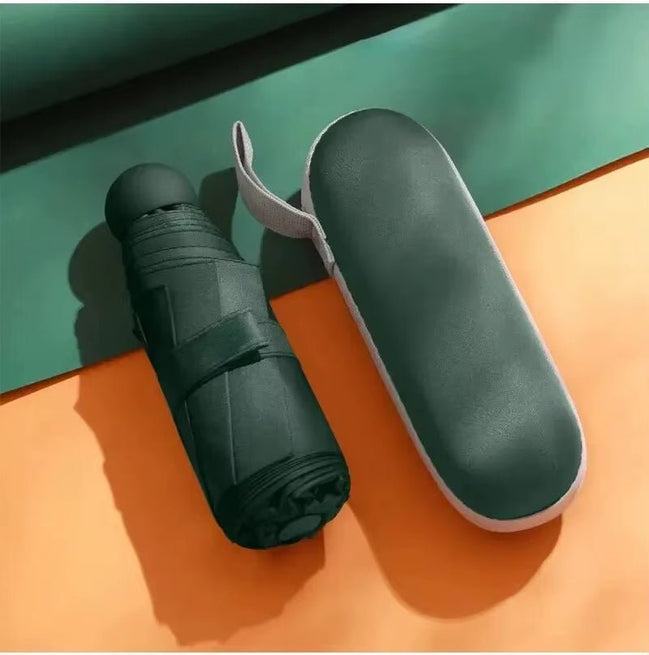 Capsule Umbrella Portable Mini Sunshade Sunscreen Rain Umbrella Black Rubber Alloy Handle Foldable Sun Rain Dual Use - Simply Just Deals LLCCapsule Umbrella Portable Mini Sunshade Sunscreen Rain Umbrella Black Rubber Alloy Handle Foldable Sun Rain Dual Use1d7b24ff-6b87-49af-8473-1fee5c8a88b3Dark GreenCapsule Umbrella Portable Mini Sunshade Sunscreen Rain Umbrella Black Rubber Alloy Handle Foldable Sun Rain Dual Use
