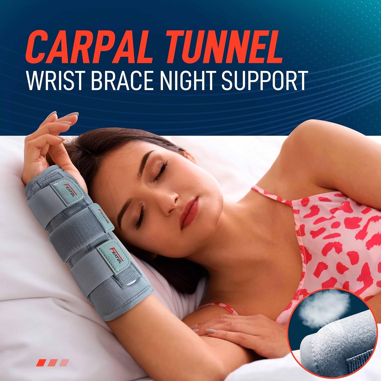 Carpal Tunnel Wrist Brace | Adjustable Hand Night Sleep Support Brace, Removable Metal Wrist Splint - Hot/Ice Pack, Right Hand, Small/Medium for Men, Women, Relieve and Treat Pain - Simply Just Deals LLCCarpal Tunnel Wrist Brace | Adjustable Hand Night Sleep Support Brace, Removable Metal Wrist Splint - Hot/Ice Pack, Right Hand, Small/Medium for Men, Women, Relieve and Treat Pain08e32d54-5dec-4200-afb2-ca92e2963d8bRight Hand - Gel Pack - GreySmall/Medium (Pack Of 1)Carpal Tunnel Wrist Brace | Ad