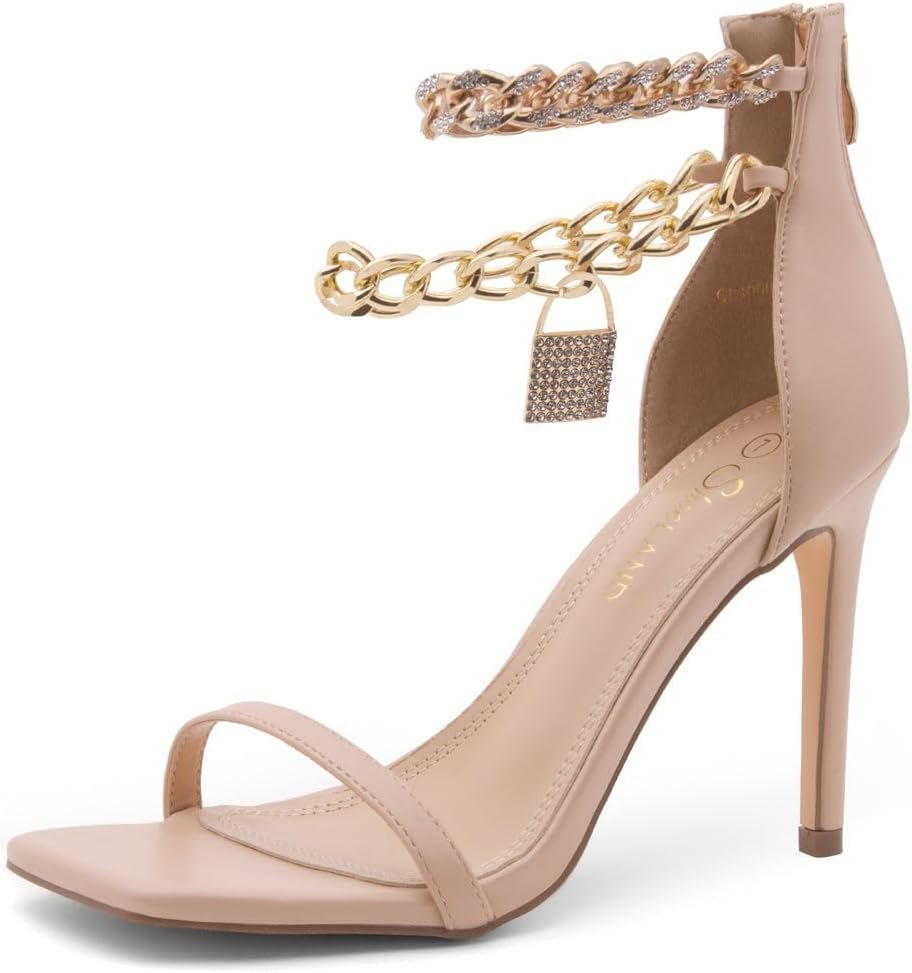 Charming2 Women'S Rhinestone Heels, Square Open Toe High Stilettos with Spiral Ankle Wrap Strap – Coil Spiral High Heeled Crystal Dress Sandals for Party, Nude,Size 11.0 - Simply Just Deals LLCCharming2 Women'S Rhinestone Heels, Square Open Toe High Stilettos with Spiral Ankle Wrap Strap – Coil Spiral High Heeled Crystal Dress Sandals for Party, Nude,Size 11.0d37eea9e-d6be-4d3f-b0e4-7651d2d1b109Charming2 Women'S Rhinestone Heels, Square Open Toe High Stilettos with Spiral Ankle Wrap Strap – Coil