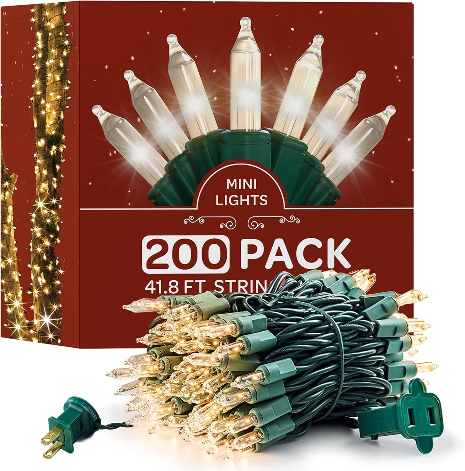 Christmas String Lights [200 Set] 50 Ft Warm White Christmas String Lights, for Xmas Tree, Garland, Holiday, Party Décor –Mini Christmas Lights for Tree Weather - Resistant - Simply Just Deals LLCChristmas String Lights [200 Set] 50 Ft Warm White Christmas String Lights, for Xmas Tree, Garland, Holiday, Party Décor –Mini Christmas Lights for Tree Weather - Resistant1f85cd4a-d4c3-4abd-bd29-84933265a5d4Warm/White200Christmas String Lights [200 Set] 50 Ft Warm White Christmas String Lights, for Xma