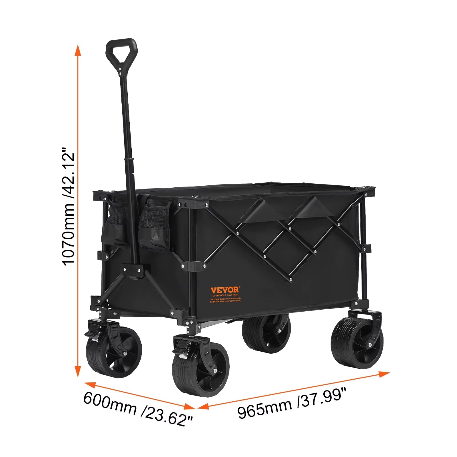 Collapsible Folding Wagon Beach Wagon Cart with All - Terrain Wheels Drink Holders Sports Wagon for Camping Shopping - Simply Just Deals LLCCollapsible Folding Wagon Beach Wagon Cart with All - Terrain Wheels Drink Holders Sports Wagon for Camping Shopping6cd7f3a4-8946-46ab-989f-89ad924801c0Gathering3 220 Lbs (94)Collapsible Folding Wagon Beach Wagon Cart with All - Terrain Wheels Drink Holders Sports Wagon for Camping Shopping