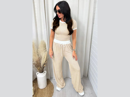 Contrast Trim Round Neck Top and Pants Set - Simply Just Deals LLCContrast Trim Round Neck Top and Pants Set100100391891652TanSfdf96dde - 82c4 - 4306 - bc06 - 3e1469758a15 - Max