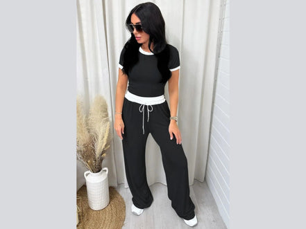 Contrast Trim Round Neck Top and Pants Set - Simply Just Deals LLCContrast Trim Round Neck Top and Pants Set100100391891867BlackS5b6f0863 - 0d0c - 424b - 9779 - a439a21f900e - Max