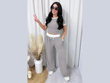 Contrast Trim Round Neck Top and Pants Set - Simply Just Deals LLCContrast Trim Round Neck Top and Pants Set100100391896553Dark GraySa237e680 - d658 - 4416 - adab - 3b28fe5f56b5 - Max
