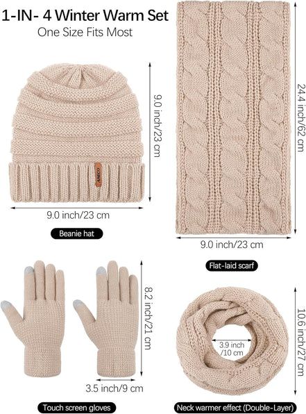 Cozy Winter Knitted Scarf, Beanie Hat & Gloves Set for Men & Women - Soft, Stretchy & Stylish! - Simply Just Deals LLCCozy Winter Knitted Scarf, Beanie Hat & Gloves Set for Men & Women - Soft, Stretchy & Stylish!1d95118d-f918-464e-a6a4-8346d36fbb2cCozy Winter Knitted Scarf, Beanie Hat & Gloves Set for Men & Women - Soft, Stretchy & Stylish!