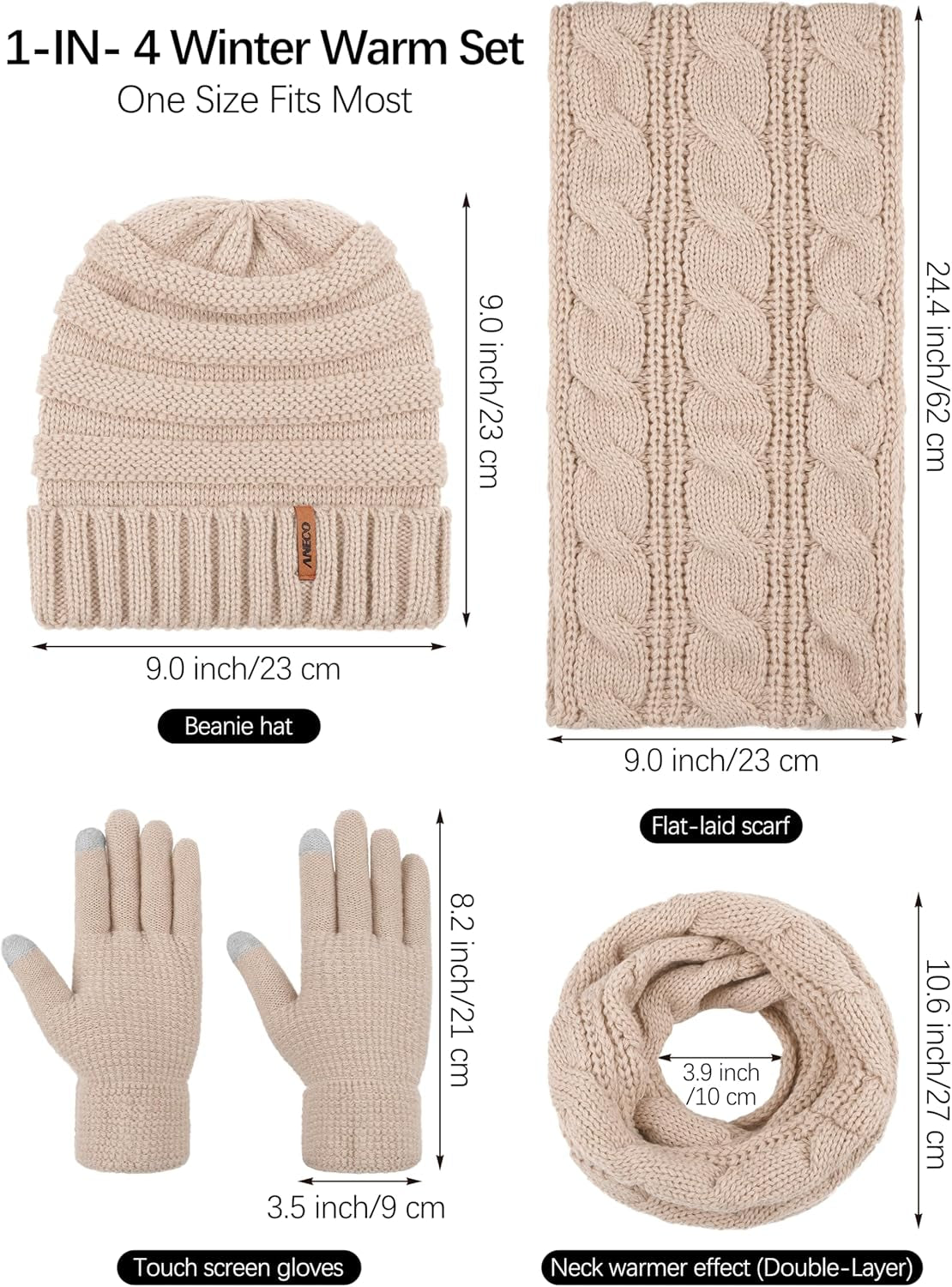 Cozy Winter Knitted Scarf, Beanie Hat & Gloves Set for Men & Women - Soft, Stretchy & Stylish! - Simply Just Deals LLCCozy Winter Knitted Scarf, Beanie Hat & Gloves Set for Men & Women - Soft, Stretchy & Stylish!1d95118d-f918-464e-a6a4-8346d36fbb2cCozy Winter Knitted Scarf, Beanie Hat & Gloves Set for Men & Women - Soft, Stretchy & Stylish!