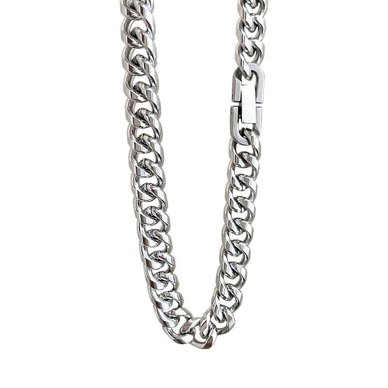 Cuban Link Chain Non - Fading Titanium Steel Necklace - Simply Just Deals LLCCuban Link Chain Non - Fading Titanium Steel Necklace7f6a7188-0ca6-4a28-bc67-f2de0eed8af2Necklace Width 6Mm Length 45CmCuban Link Chain Non - Fading Titanium Steel Necklace