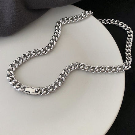 Cuban Link Chain Non - Fading Titanium Steel Necklace - Simply Just Deals LLCCuban Link Chain Non - Fading Titanium Steel Necklace7f6a7188-0ca6-4a28-bc67-f2de0eed8af2Necklace Width 6Mm Length 45CmCuban Link Chain Non - Fading Titanium Steel Necklace