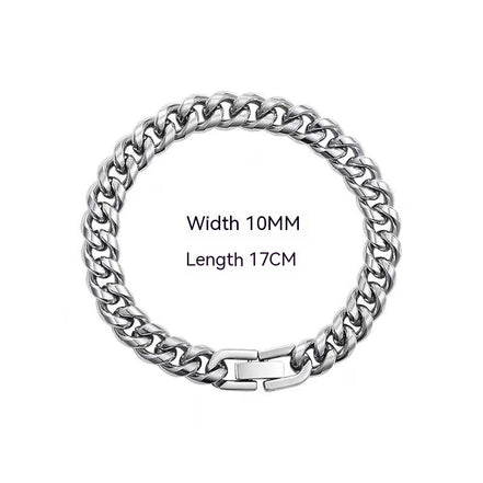 Cuban Link Chain Non - Fading Titanium Steel Necklace - Simply Just Deals LLCCuban Link Chain Non - Fading Titanium Steel Necklace94a920fc-6c0f-4891-9b14-21b6315d7459Width 10Mm Length 17CmCuban Link Chain Non - Fading Titanium Steel Necklace