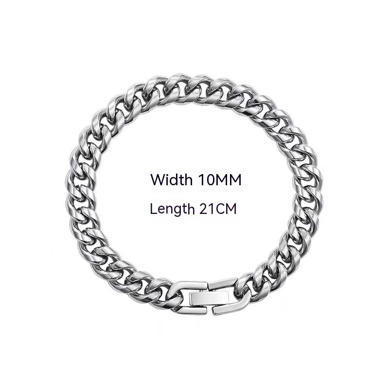 Cuban Link Chain Non - Fading Titanium Steel Necklace - Simply Just Deals LLCCuban Link Chain Non - Fading Titanium Steel Necklace9f799b2b-99e6-4827-8f2b-3699950debb3Width 10Mm Length 21CmCuban Link Chain Non - Fading Titanium Steel Necklace