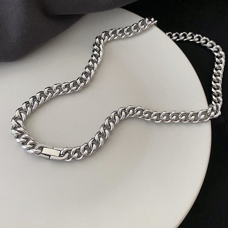 Cuban Link Chain Non - Fading Titanium Steel Necklace - Simply Just Deals LLCCuban Link Chain Non - Fading Titanium Steel Necklace9f799b2b-99e6-4827-8f2b-3699950debb3Width 10Mm Length 21CmCuban Link Chain Non - Fading Titanium Steel Necklace
