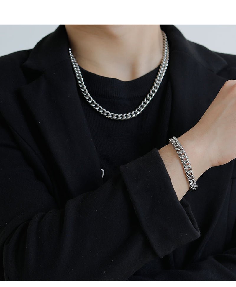 Cuban Link Chain Non - Fading Titanium Steel Necklace - Simply Just Deals LLCCuban Link Chain Non - Fading Titanium Steel Necklace9f799b2b-99e6-4827-8f2b-3699950debb3Width 10Mm Length 21CmCuban Link Chain Non - Fading Titanium Steel Necklace