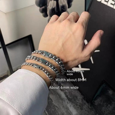 Cuban Link Chain Non - Fading Titanium Steel Necklace - Simply Just Deals LLCCuban Link Chain Non - Fading Titanium Steel Necklace9f799b2b-99e6-4827-8f2b-3699950debb3Width 10Mm Length 21CmCuban Link Chain Non - Fading Titanium Steel Necklace