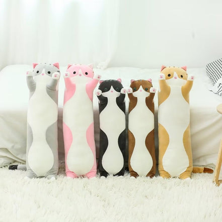 Cute Cat Plush Long Body Pillow – Soft Cartoon Stuffed Animal Doll, Kawaii Cat Plushie Cuddle Toy Gift for Kids, Girls & Girlfriend (Gray, 19.7 Inch) - Simply Just Deals LLCCute Cat Plush Long Body Pillow – Soft Cartoon Stuffed Animal Doll, Kawaii Cat Plushie Cuddle Toy Gift for Kids, Girls & Girlfriend (Gray, 19.7 Inch)b6c6c22e-30d4-4a43-ba74-c9bd95ca04c1Gray19.7InchCute Cat Plush Long Body Pillow – Soft Cartoon Stuffed Animal Doll, Kawaii Cat Plushie Cuddle Toy Gift for Kids, Girls & Girlfrien